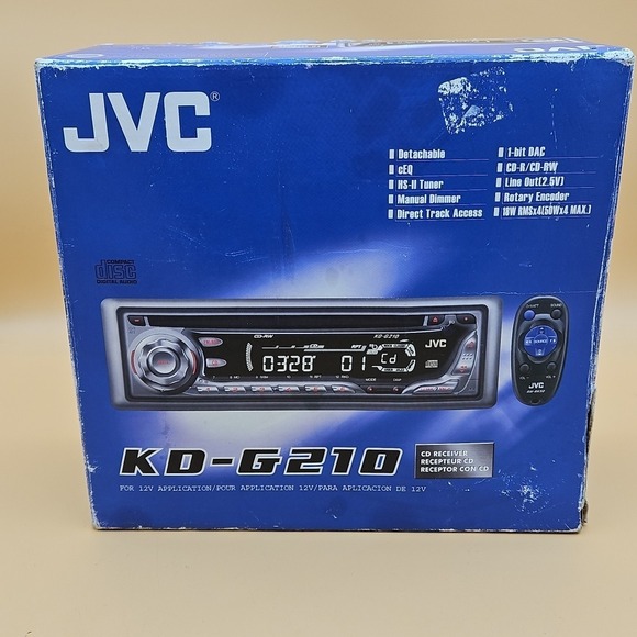 JVC Other - JVC KD-G210 CD Player Radio In Dash Receiver Automotive Vehicle Audio Brand New